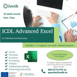 Advanced excel training outlet